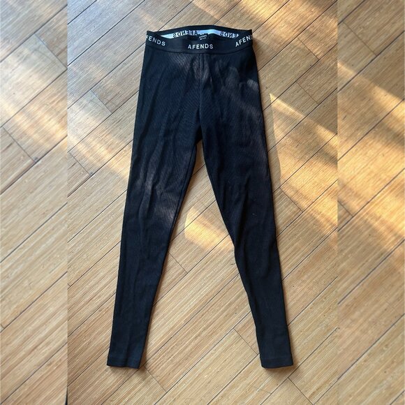 Afends Pala Recycled Ribbed Leggings | Size M - Picture 7 of 8